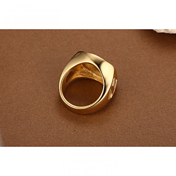 18K Gold Local Tyrants Exaggerated Man Ring