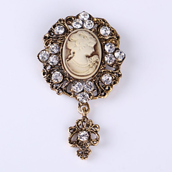 Fashion Vintage Wedding Party Casual Brooches For Women Ladies