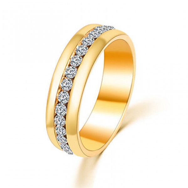 Ring,Statement Rings,Jewelry Crystal / Alloy Party / Daily / Casual 1pc,6 / 7 / 8 / 9 / 10 / 11 / 12 Women