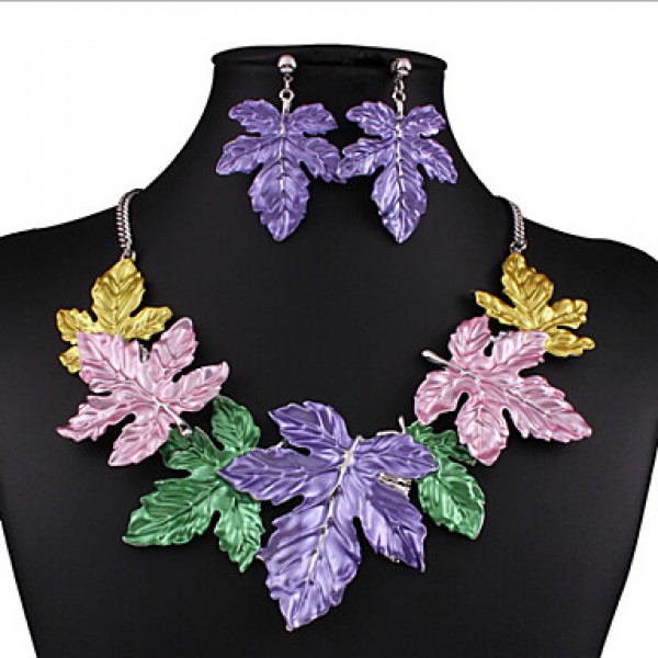 Women Vintage / Party Silver Plated / Alloy Necklace / Earrings Jewelry Sets  