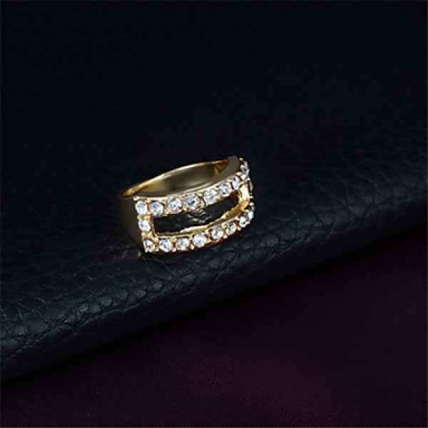 Crystal Jewelry Set Gold Plated Jewelry Set With Crystal Necklace For Bridal Bridal Wedding Party  