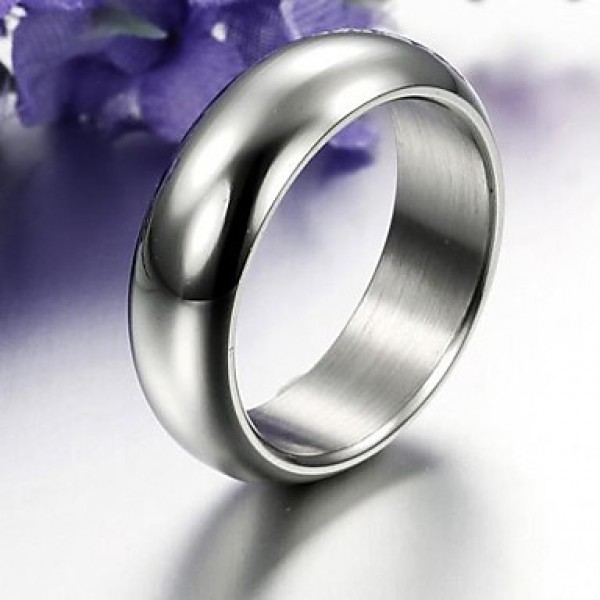  Fashion Men's Titanium SteelRing